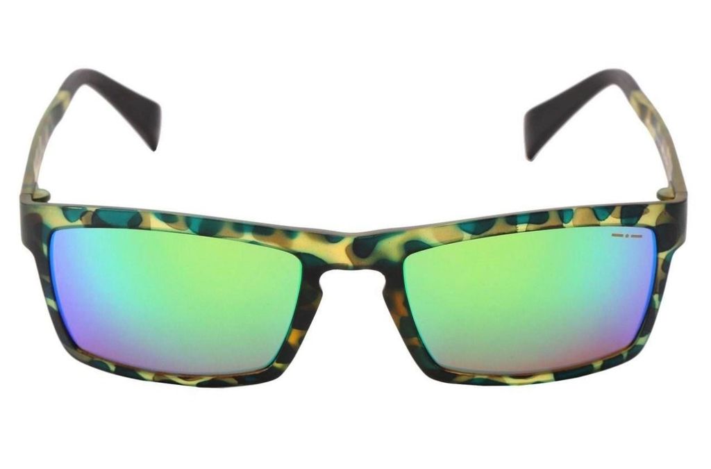 Легкие эластичные очки вайфарер спорт Italia Independent 0114 035 Green camouflage