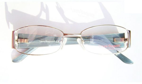 Модные овальные очки Laura Biagiotti LB 81121 054 Silver с кристаллами Swarovski - изображение 5
