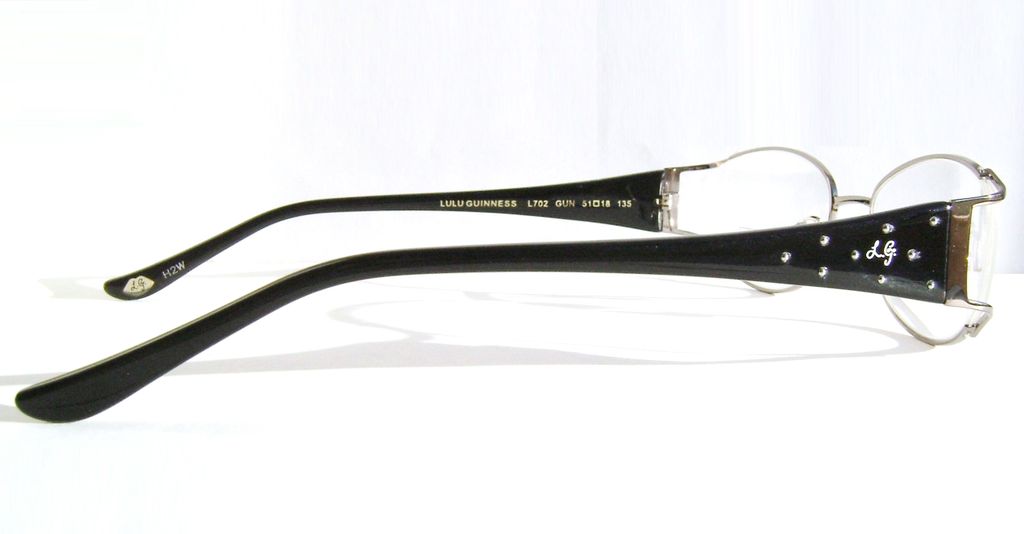 Модные очки Lulu Guinness L702 Gun metal