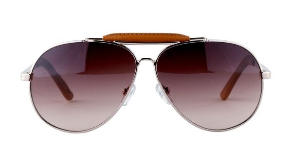 Очки авиатор Ted Baker Haile 1253 499 Gold Brown Natural Leather - изображение 1
