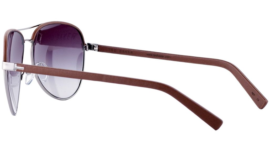 Очки авиатор Ted Baker Otis 1306 910 Gun Metal Brown genuine leather