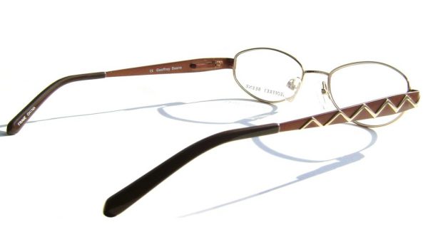Модные классические очки Geoffrey Beene Ziggy Brown - изображение 4