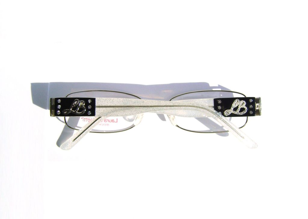 Модные овальные очки Laura Biagiotti LB 81102 054 Silver с кристаллами Swarovski