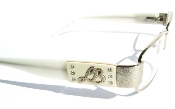 Модные овальные очки Laura Biagiotti LB 81102 003 Gilver с кристаллами Swarovski - изображение 3