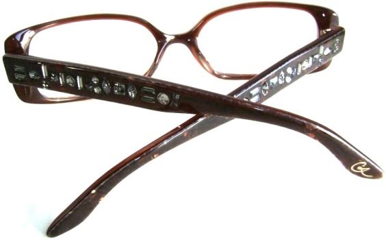 Модные очки Christian Lacroix 1007 164 Brun с кристаллами Swarovski