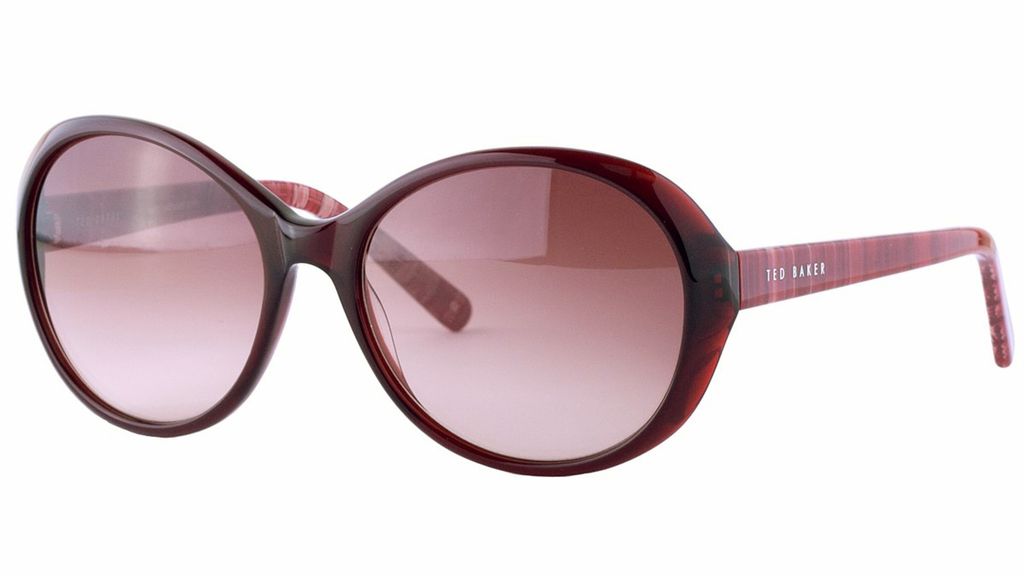 Модные крупные очки бабочка Ted Baker Aubagne 1289 264 бордо
