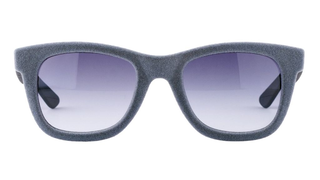 Бархатные очки вайфарер Italia Independent 0090VL 071 Grey