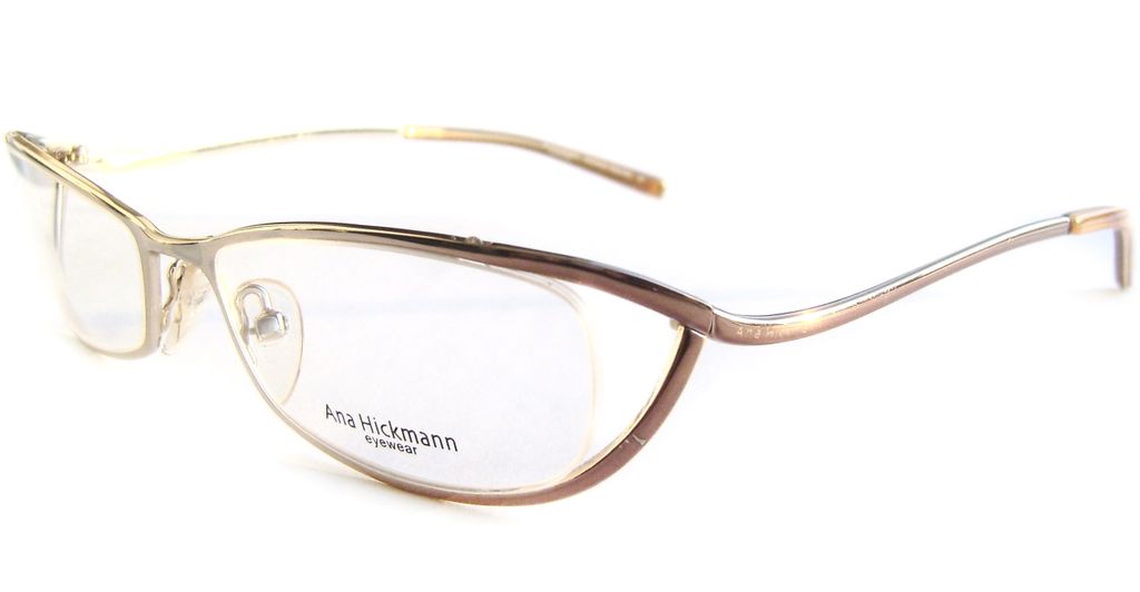 Элегантная оправа для очков Ana Hickmann AH1069 04A Silver/Brown