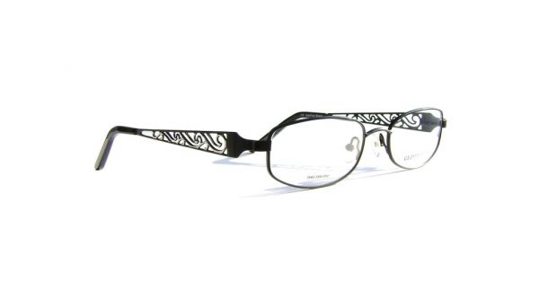 Модные классические овальные очки Geoffrey Beene Antiquity Black - изображение 3