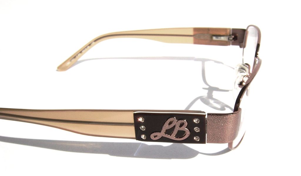 Модные овальные очки Laura Biagiotti LB 81101 C63 Brown с кристаллами Swarovski
