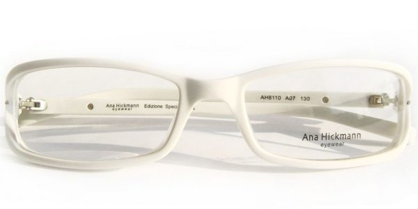 Модная оправа для очков Ana Hickmann AH6110 A07 белая - изображение 5
