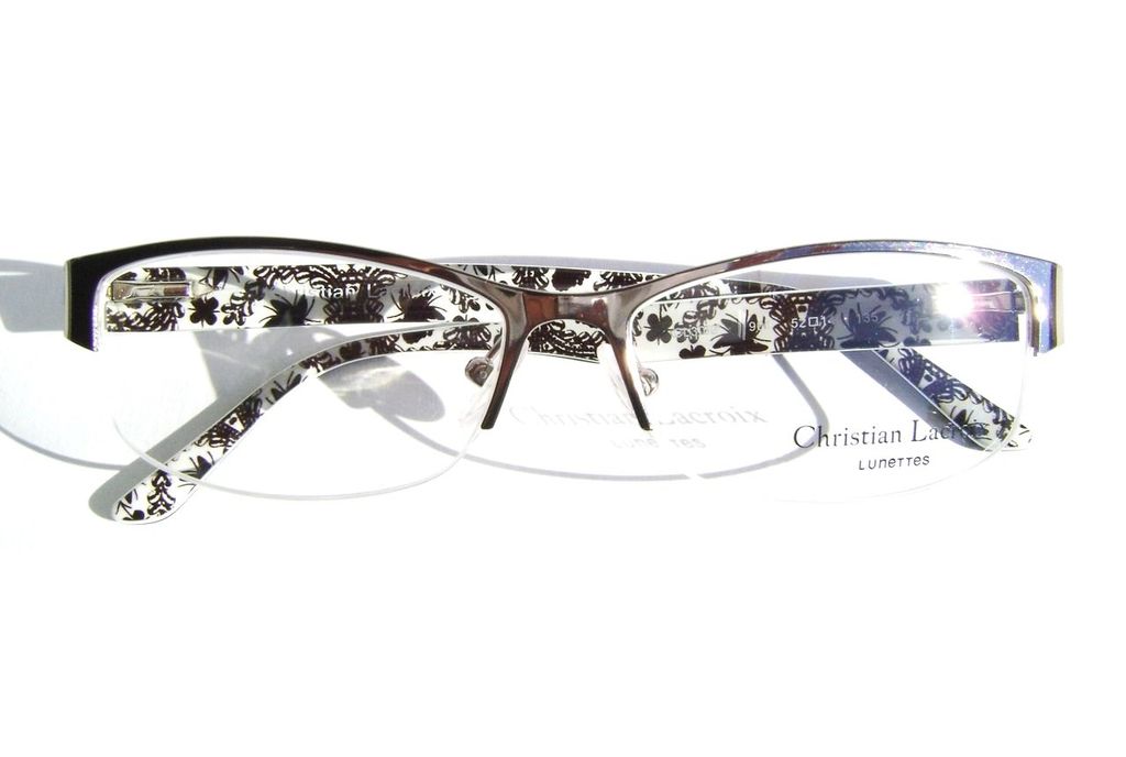 Модные очки Christian Lacroix 3002 901 Gun Claire/Noir