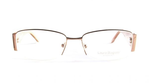Модные овальные очки Laura Biagiotti LB 81122 D28 Brown с кристаллами Swarovski - изображение 2
