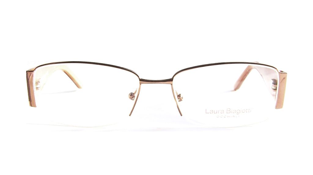 Модные овальные очки Laura Biagiotti LB 81122 D28 Brown с кристаллами Swarovski