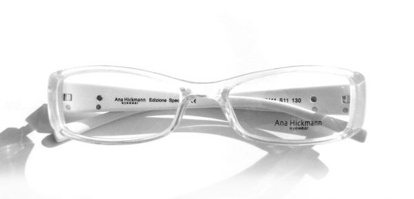 Модная оправа для очков Ana Hickmann AH6111 S11 Glass/White - изображение 5