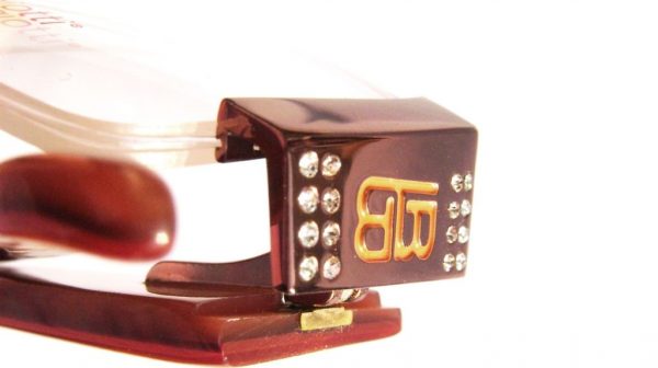 Модные овальные очки Laura Biagiotti LB 81122 D28 Brown с кристаллами Swarovski - изображение 8