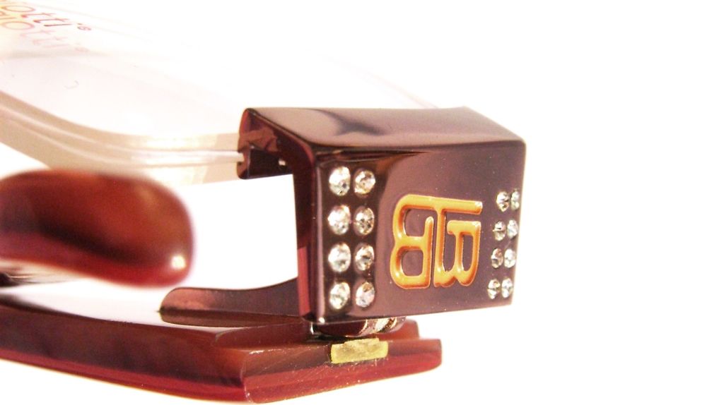Модные овальные очки Laura Biagiotti LB 81122 D28 Brown с кристаллами Swarovski