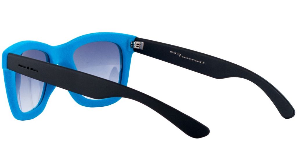 Бархатные очки вайфарер Italia Independent 0090VL 027 Blue