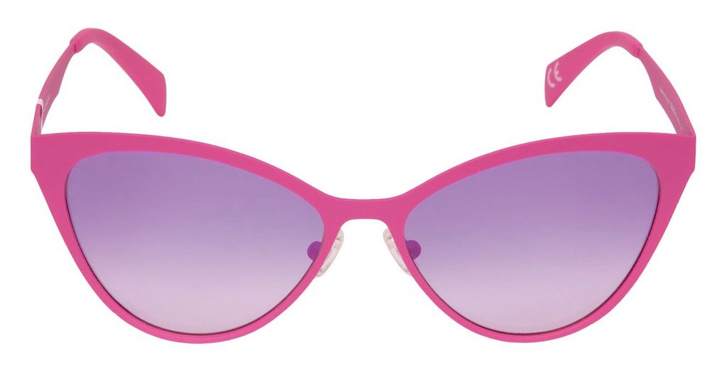 Очки кошачий глаз из прорезиненного металла Italia Independent 0022 016 Pink
