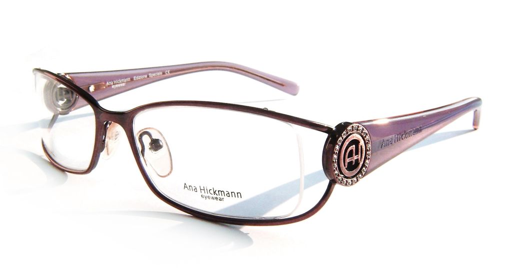 Модная оправа для очков Ana Hickmann AH1087 05E Violet с кристаллами Swarovski