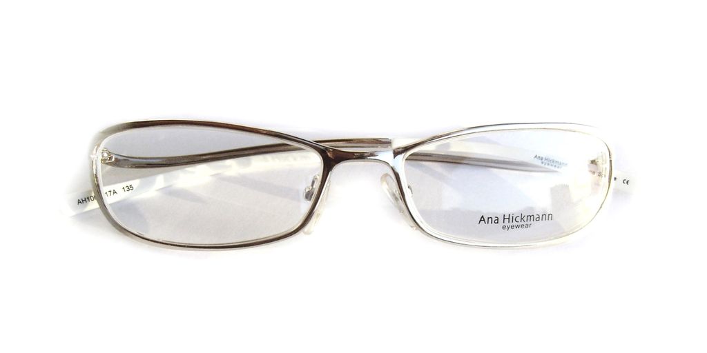 Элегантная оправа для очков Ana Hickmann AH1069 17A Silver/White
