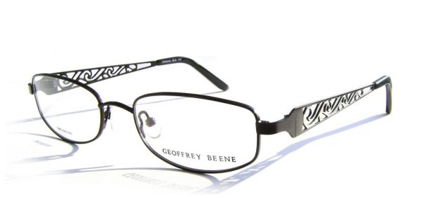 Модные классические овальные очки Geoffrey Beene Antiquity Black - изображение 1