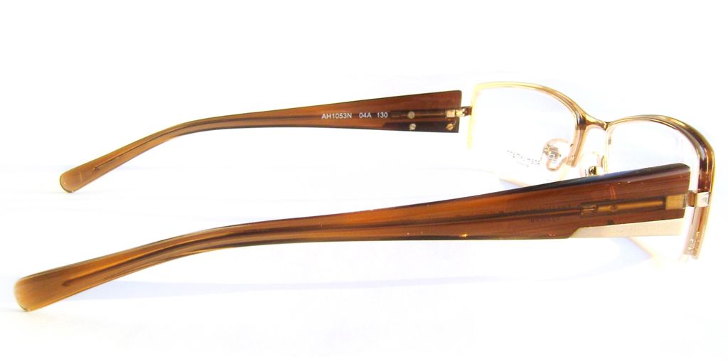 Модная полуободковая оправа для очков Ana Hickmann AH 1053 N 04A Gold/Brown