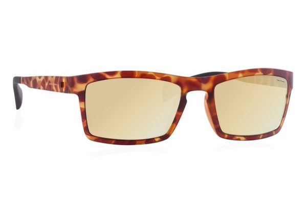 Легкие эластичные очки вайфарер спорт Italia Independent 0114 090 Brown camouflage - изображение 4