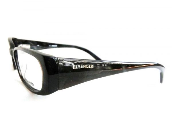 Дизайнерская оправа необычной формы Jil Sander JS 2620 Black - изображение 2