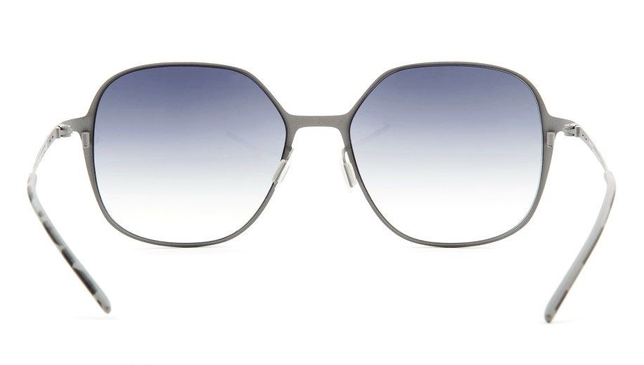 Ультратонкие крупные квадратные очки Italia Independent 0202 096 Grey havana