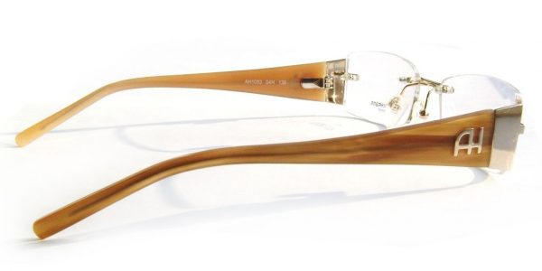 Безободковые очки-невидимки Ana Hickmann AH1093 04H Gold - изображение 4