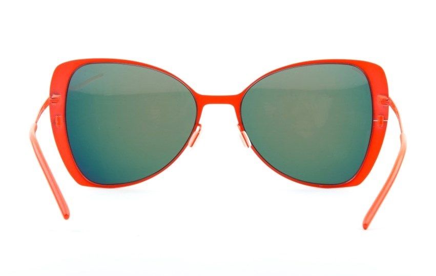 Ультратонкие очки бабочка Italia Independent 0204 055 Orange led