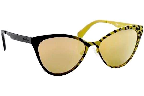 Очки кошачий глаз из прорезиненного металла Italia Independent 0022 Thermic 063 Yellow Хамелеон