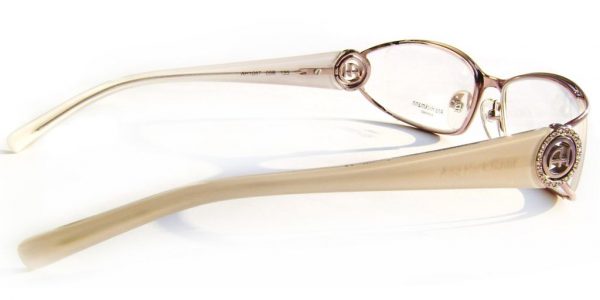 Модная оправа для очков Ana Hickmann AH1087 05B Brown с кристаллами Swarovski - изображение 4