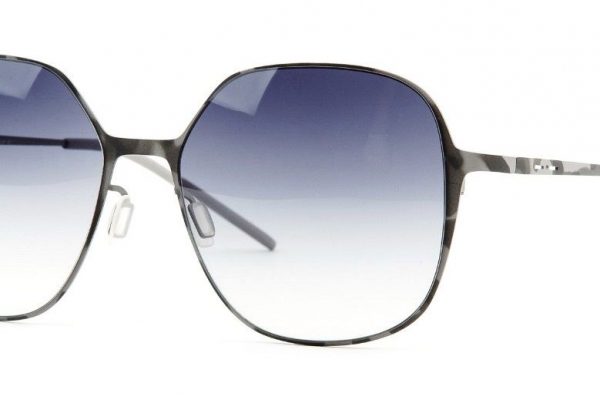 Ультратонкие крупные квадратные очки Italia Independent 0202 096 Grey havana - изображение 3