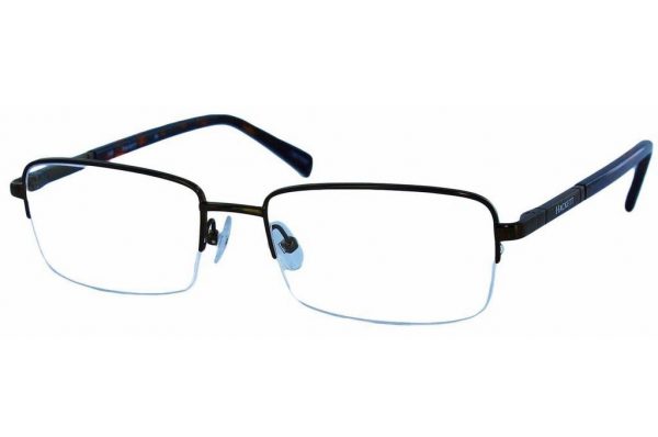 Классические прямоугольные очки Hackett London HEK 1107 501 Matt Green/tortoise - изображение 1
