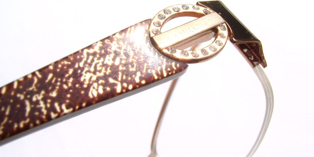 Модная оправа для очков Ana Hickmann AH1099 01A Brown с кристаллами Swarovski