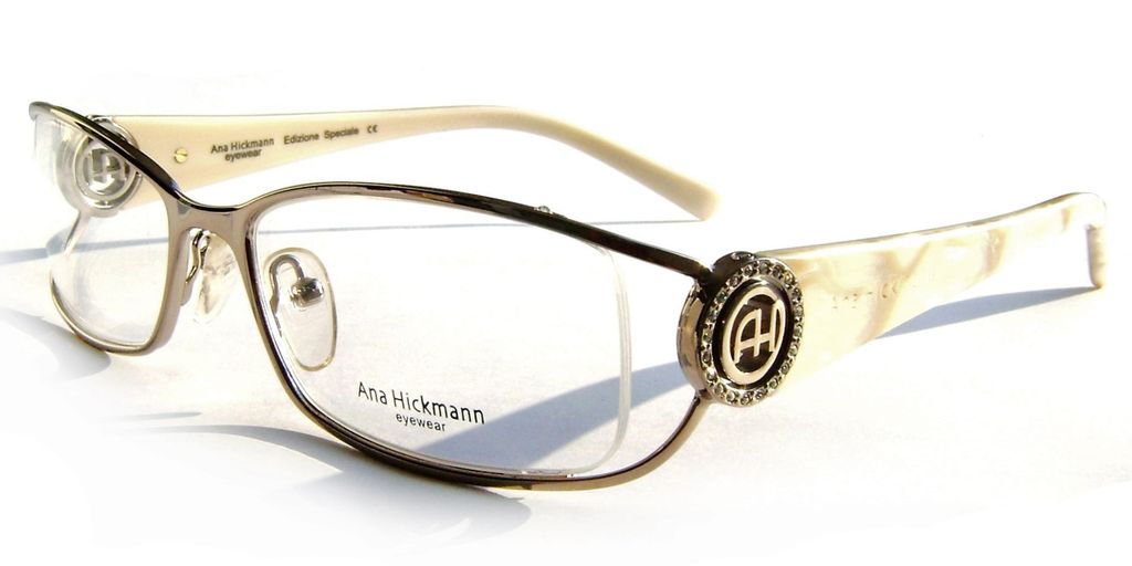 Модная оправа для очков Ana Hickmann AH1087 08C Brown с кристаллами Swarovski