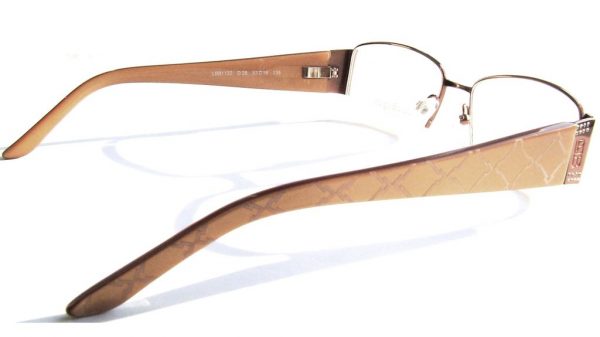 Модные овальные очки Laura Biagiotti LB 81122 D28 Brown с кристаллами Swarovski - изображение 4