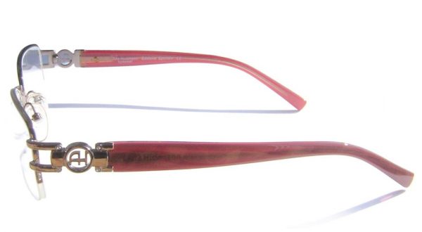 Классическая прямоугольная оправа для очков Ana Hickmann AH1090 01A Brown - изображение 3