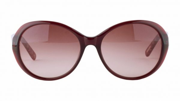 Модные крупные очки бабочка Ted Baker Aubagne 1289 264 бордо - изображение 1