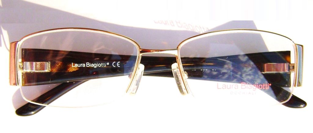 Модные овальные очки Laura Biagiotti LB 81122 003 Gold с кристаллами Swarovski