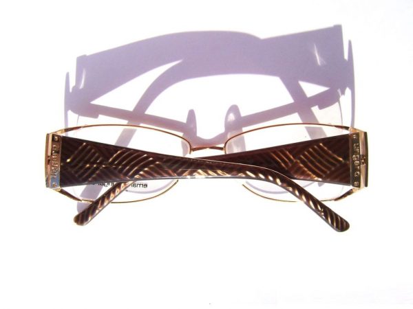 Модные очки Emanuel Ungaro EU 70301 003 Gold с кристаллами Swarovski - изображение 5