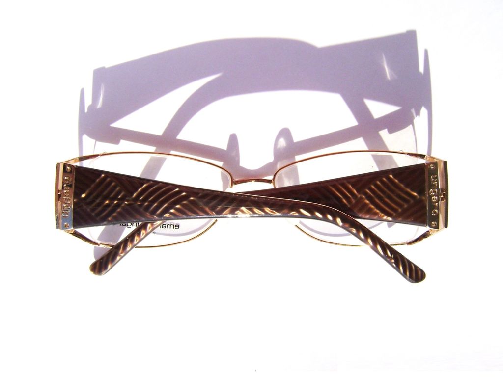 Модные очки Emanuel Ungaro EU 70301 003 Gold с кристаллами Swarovski