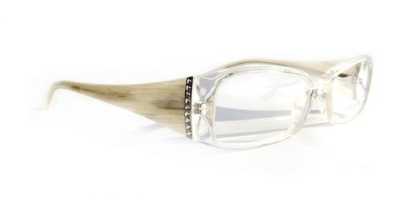 Модная оправа для очков Ana Hickmann AH6072N S09 прозрачная с кристаллами Swarovski - изображение 3