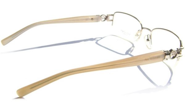 Классическая прямоугольная оправа для очков Ana Hickmann AH1090 04A Gold - изображение 3