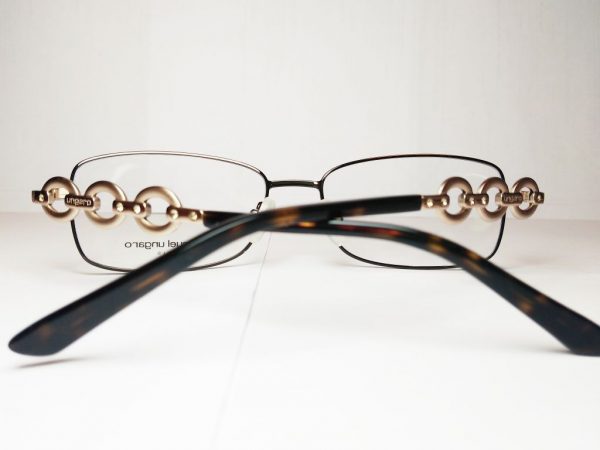 Модные очки Emanuel Ungaro EU 70312 B17 Black с кристаллами Swarovski - изображение 4