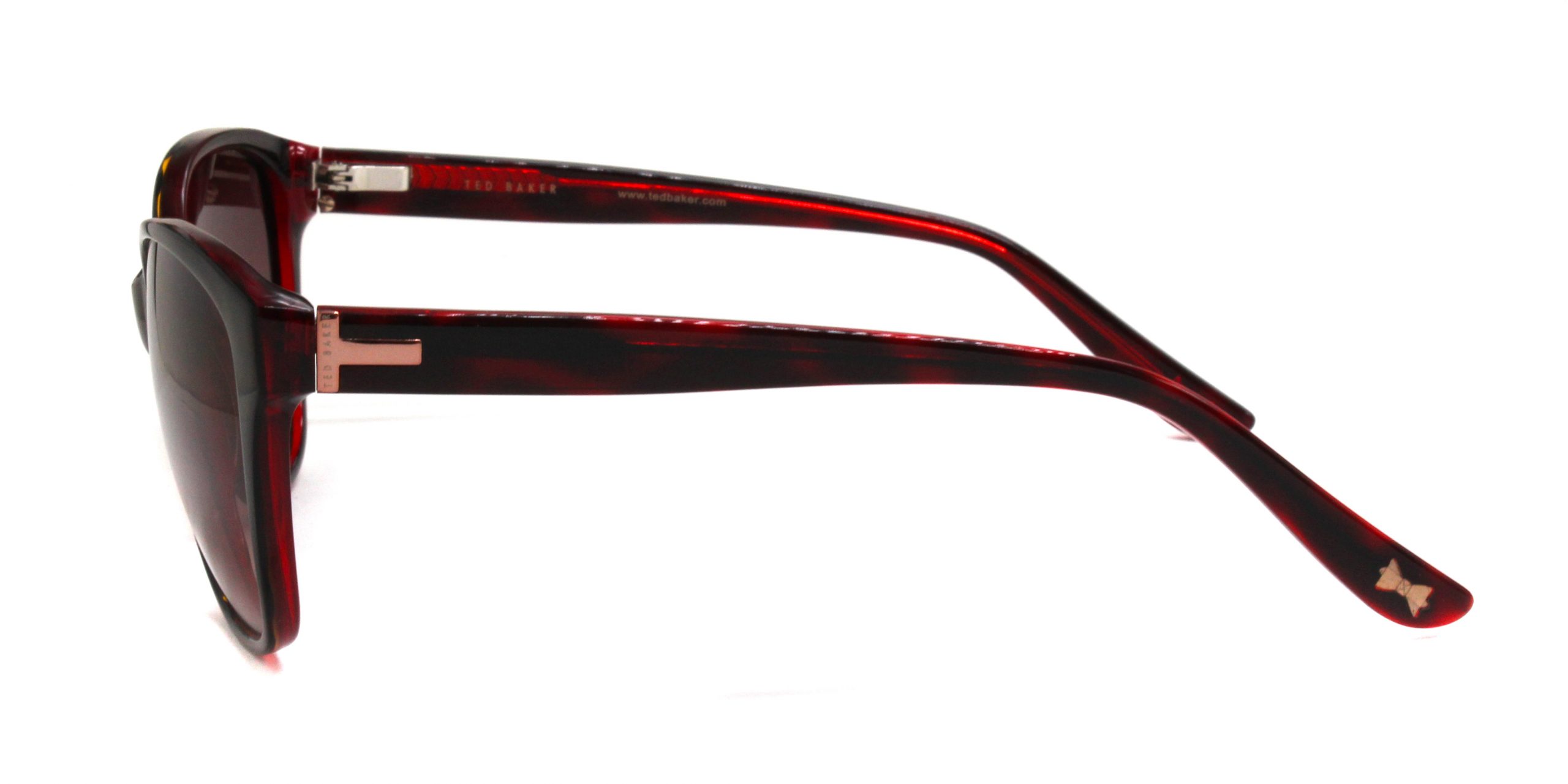 Очки крупный кошачий глаз Ted Baker Glase 1322 205 Red - изображение 3