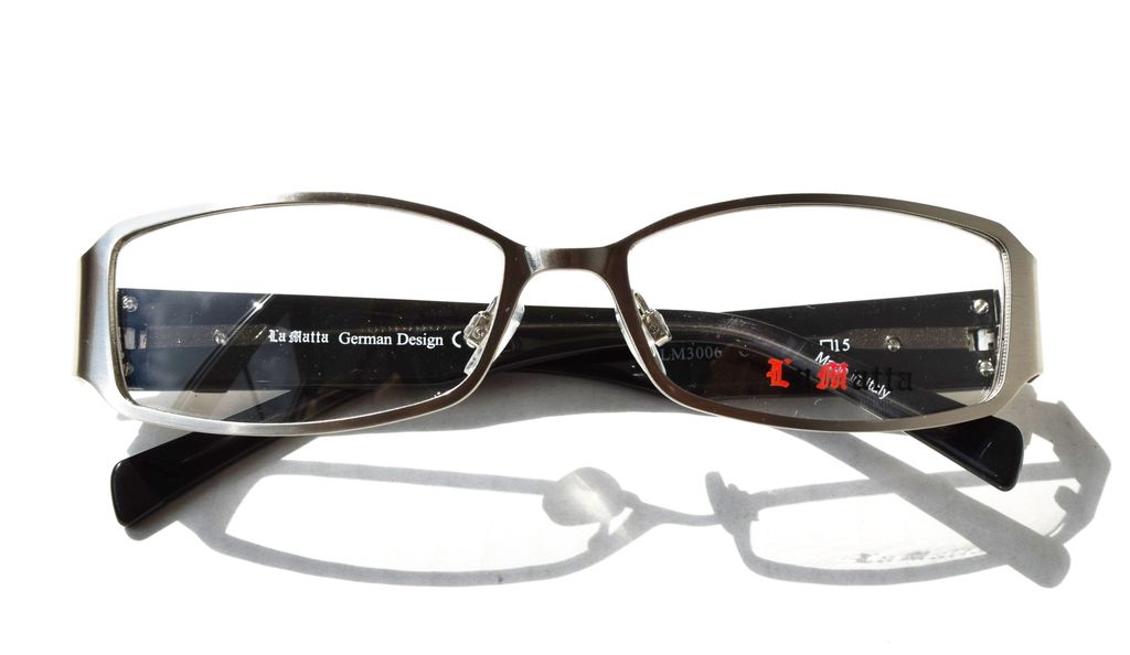 Модные дизайнерские очки La Matta LM3006 c3 Silver Swarovski