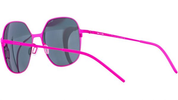 Ультратонкие крупные квадратные очки Italia Independent 0202 018 Fuxia led - изображение 5